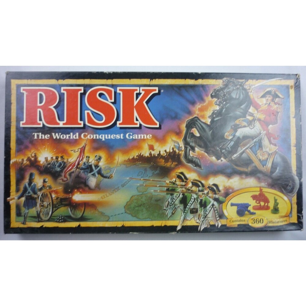 RISK World Conquest Board Game - Vintage 1993 Parker Brothers - 100% Complete